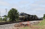 NS 4264 leads train 6W4 past the CSX "S" 161 mp